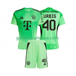 Thuis Tenue van FC Bayern München Keepersshirt Jonas Urbig 40 Kind 2-13 jaar 2025-26 Korte Mouw