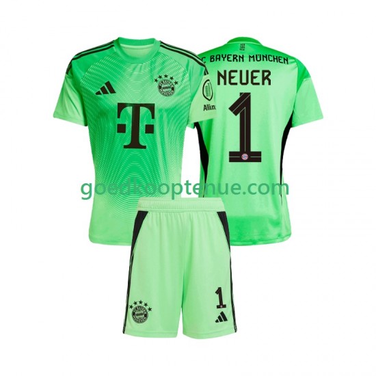 Thuis Tenue van FC Bayern München Keepersshirt Manuel Neuer 1 Kind 2-13 jaar 2025-26 Korte Mouw Thuis Tenue van FC Bayern München Keepersshirt Manuel Neuer 1 Kind 2-13 jaar 2025-26 Korte Mouw