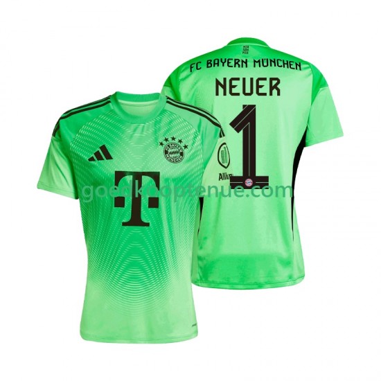 Thuis Tenue van FC Bayern München Keepersshirt Manuel Neuer 1 Heren 2025-26 Korte Mouw Thuis Tenue van FC Bayern München Keepersshirt Manuel Neuer 1 Heren 2025-26 Korte Mouw
