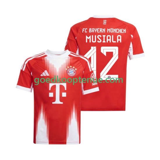 Thuis Tenue van FC Bayern München Jamal Musiala 42 Heren 2025-26 Korte Mouw Thuis Tenue van FC Bayern München Jamal Musiala 42 Heren 2025-26 Korte Mouw