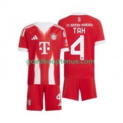 Thuis Tenue van FC Bayern München Jonathan Tah 4 Kind 2-13 jaar 2025-26 Korte Mouw