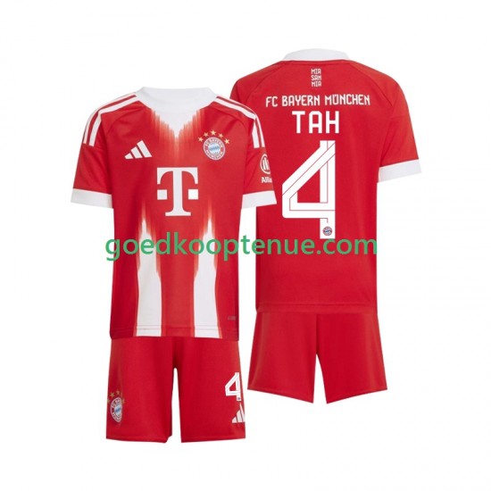 Thuis Tenue van FC Bayern München Jonathan Tah 4 Kind 2-13 jaar 2025-26 Korte Mouw Thuis Tenue van FC Bayern München Jonathan Tah 4 Kind 2-13 jaar 2025-26 Korte Mouw