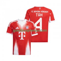 Thuis Tenue van FC Bayern München Jonathan Tah 4 Heren 2025-26 Korte Mouw