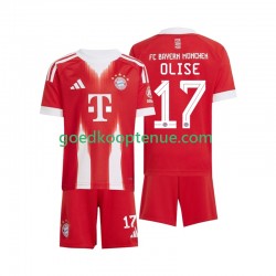 Thuis Tenue van FC Bayern München Michael Olise 17 Kind 2-13 jaar 2025-26 Korte Mouw