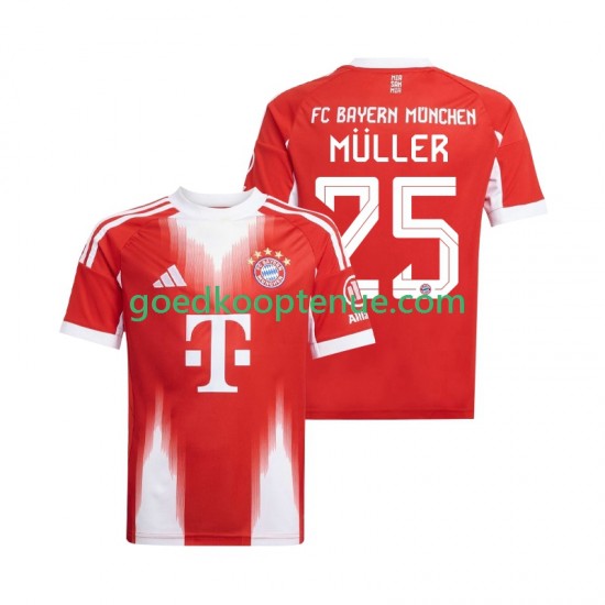 Thuis Tenue van FC Bayern München Thomas Muller 25 Heren 2025-26 Korte Mouw Thuis Tenue van FC Bayern München Thomas Muller 25 Heren 2025-26 Korte Mouw