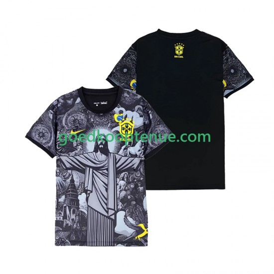 Thuis Tenue van Brazilië Cheist the Redeemer Heren 2024 Korte Mouw Thuis Tenue van Brazilië Cheist the Redeemer Heren 2024 Korte Mouw
