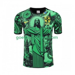 Thuis Tenue van Brazilië Jesus Heren 2024-25 Korte Mouw Groente
