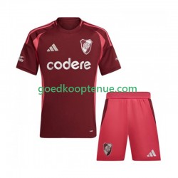 Uit Tenue van CA River Plate Kind 2-13 jaar 2024-25 Korte Mouw