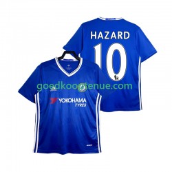 Thuis Retro Tenue van Chelsea HAZARD 10 2016-2017 Heren Korte Mouw