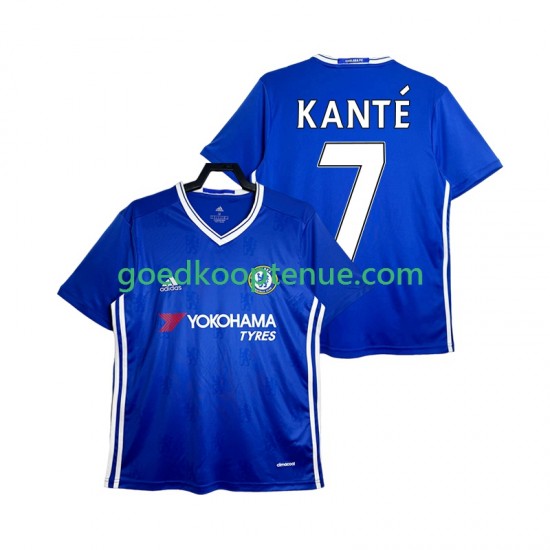 Thuis Retro Tenue van Chelsea KANTE 7 2016-2017 Heren Korte Mouw Thuis Retro Tenue van Chelsea KANTE 7 2016-2017 Heren Korte Mouw