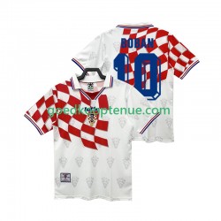 Thuis Retro Tenue van Kroatië BOBAN 10 Heren 1998 Korte Mouw