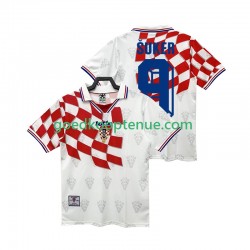 Thuis Retro Tenue van Kroatië BSUKER 9 Heren 1998 Korte Mouw