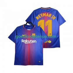 Thuis Retro Tenue van FC Barcelona Neymar JR 11 2017-2018 Heren Korte Mouw