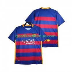Thuis Retro Tenue van FC Barcelona 2015-2016 Heren Korte Mouw