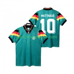 Uit Retro Tenue van Duitsland MATTHAUS 10 1992 Heren Korte Mouw