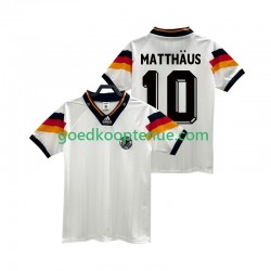 Thuis Retro Tenue van Duitsland MATTHAUS 10 1992 Heren Korte Mouw