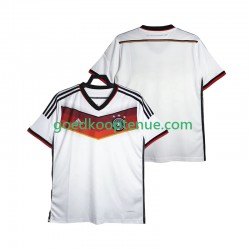 Thuis Retro Tenue van Duitsland World Cup 2014 Heren Korte Mouw
