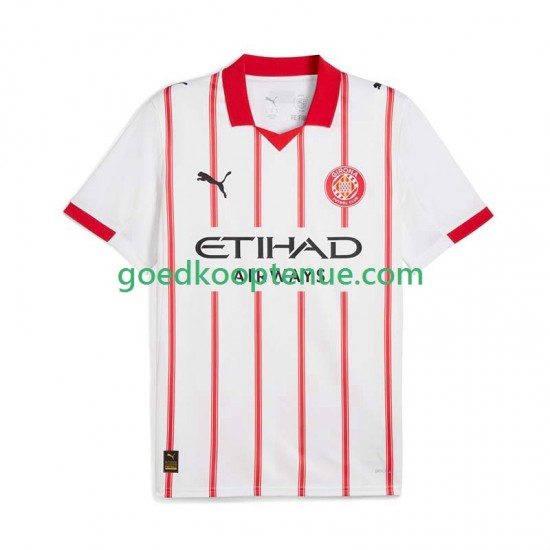 Thuis Tenue van Girona Heren 2025-26 Korte Mouw