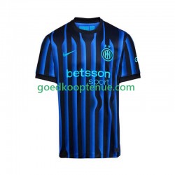 Thuis Tenue van Inter Milan Heren 2025-26 Korte Mouw