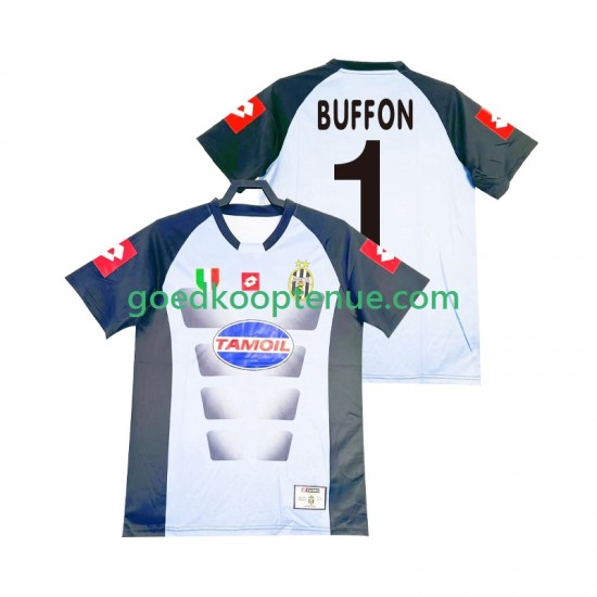 Thuis Retro Tenue van Juventus Keepersshirt Buffon 1 Heren 2002-2003 Korte Mouw Thuis Retro Tenue van Juventus Keepersshirt Buffon 1 Heren 2002-2003 Korte Mouw