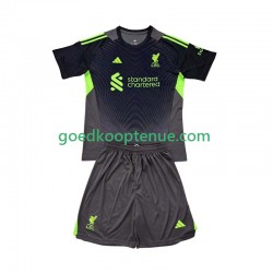 Thuis Tenue van Liverpool Keepersshirt Kind 2-13 jaar 2025-26 Korte Mouw
