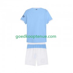 Thuis Tenue van Manchester City Kind 2-13 jaar 2025-26 Korte Mouw