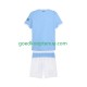 Thuis Tenue van Manchester City Kind 2-13 jaar 2025-26 Korte Mouw