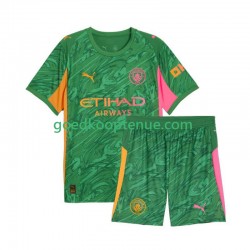Thuis Tenue van Manchester City Keepersshirt Kind 2-13 jaar 2025-26 Korte Mouw