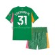 Thuis Tenue van Manchester City Keepersshirt Ederson Moraes 31 Kind 2-13 jaar 2025-26 Korte Mouw Thuis Tenue van Manchester City Keepersshirt Ederson Moraes 31 Kind 2-13 jaar 2025-26 Korte Mouw