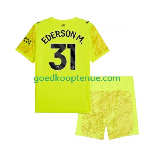3de Tenue van Manchester City Keepersshirt Ederson Moraes 31 Kind 2-13 jaar 2025-26 Korte Mouw 3de Tenue van Manchester City Keepersshirt Ederson Moraes 31 Kind 2-13 jaar 2025-26 Korte Mouw