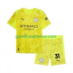 3de Tenue van Manchester City Keepersshirt Ederson Moraes 31 Kind 2-13 jaar 2025-26 Korte Mouw