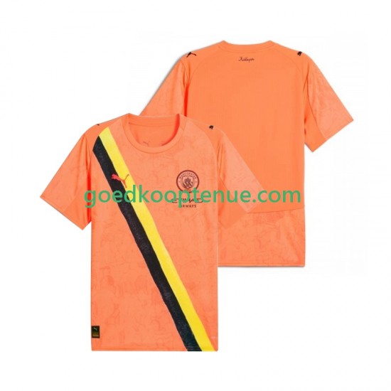 Thuis Tenue van Manchester City Keepersshirt KIDSUPER Heren 2025-26 Korte Mouw Thuis Tenue van Manchester City Keepersshirt KIDSUPER Heren 2025-26 Korte Mouw