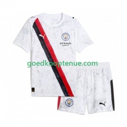 Thuis Tenue van Manchester City KIDSUPER Kind 2-13 jaar 2025-26 Korte Mouw