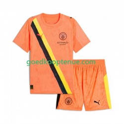 Thuis Tenue van Manchester City Keepersshirt KIDSUPER Kind 2-13 jaar 2025-26 Korte Mouw