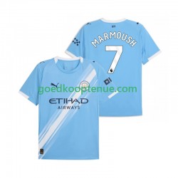 Thuis Tenue van Manchester City Omar Marmoush 7 Heren 2025-26 Korte Mouw