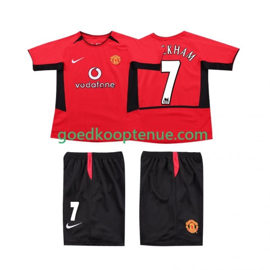 Thuis Retro Tenue van Manchester United BECKHAM 7 Kind 2-13 jaar 2004 2002 Korte Mouw Thuis Retro Tenue van Manchester United BECKHAM 7 Kind 2-13 jaar 2004 2002 Korte Mouw