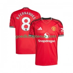 Thuis Tenue van Manchester United Bruno Fernandes 8 Heren 2025-26 Korte Mouw