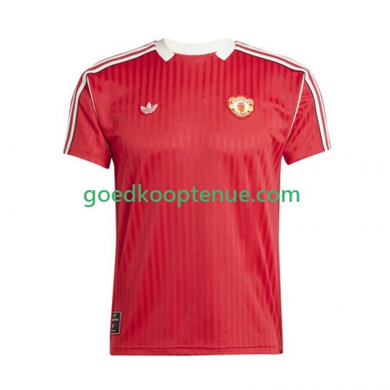 Thuis Tenue van Manchester United Icon Heren 2025-26 Korte Mouw Thuis Tenue van Manchester United Icon Heren 2025-26 Korte Mouw