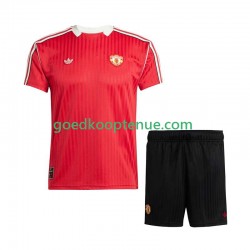 Thuis Tenue van Manchester United d Icon Kind 2-13 jaar 2025-26 Korte Mouw