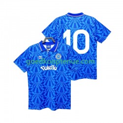 Thuis Retro Tenue van Napoli 10 1991 1993 Heren Korte Mouw