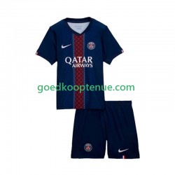 Thuis Tenue van Paris Saint-Germain Kind 2-13 jaar 2025-26 Korte Mouw