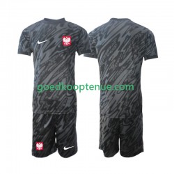 Uit Tenue van Polen Keepersshirt Kind 2-13 jaar 2024 Korte Mouw