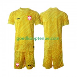 Thuis Tenue van Polen Keepersshirt Kind 2-13 jaar 2024 Korte Mouw