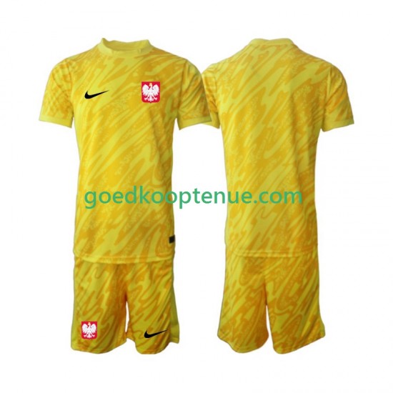 Thuis Tenue van Polen Keepersshirt Kind 2-13 jaar 2024 Korte Mouw Thuis Tenue van Polen Keepersshirt Kind 2-13 jaar 2024 Korte Mouw
