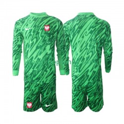 3de Tenue van Polen Keepersshirt Kind 2-13 jaar 2024 Lange Mouw