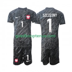 Uit Tenue van Polen Keepersshirt Szczesny 1 Kind 2-13 jaar 2024 Korte Mouw