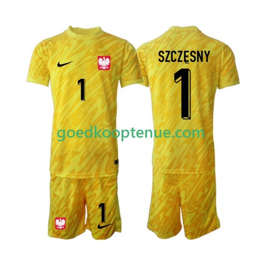 Thuis Tenue van Polen Keepersshirt Szczesny 1 Kind 2-13 jaar 2024 Korte Mouw Thuis Tenue van Polen Keepersshirt Szczesny 1 Kind 2-13 jaar 2024 Korte Mouw