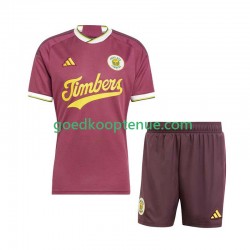 3de Tenue van Portland Timbers Kind 2-13 jaar 2024 Korte Mouw
