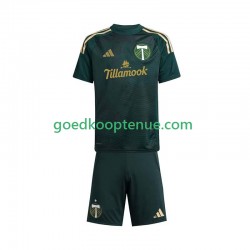 Thuis Tenue van Portland Timbers Kind 2-13 jaar 2025 Korte Mouw
