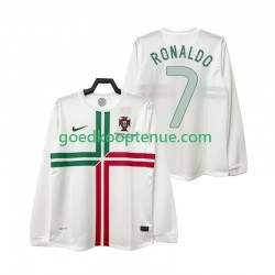 Uit Retro Tenue van Portugal Cristiano Ronaldo 7 2012 Heren Lange Mouw
